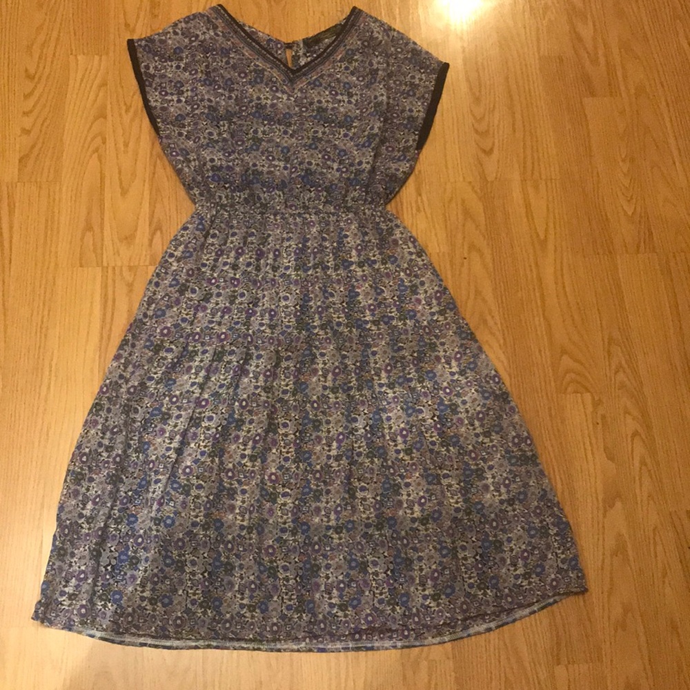Thailand Floral Sleeveless Dress